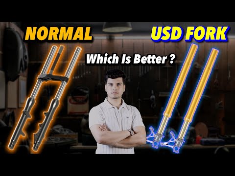 Upside down USD VS Telescopic Forks in Bikes | Which is Better