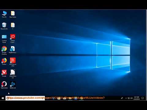 Uninstall LibreOffice 6 on Windows 10 Fall Creators Update Video