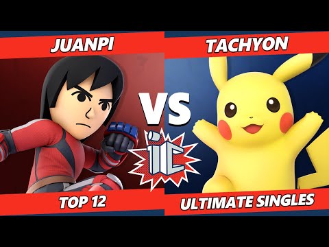 InfinityCON 2022 Top 12 - Juanpi (Mii Brawler) Vs. Tachyon (Pikachu) SSBU Ultimate Tournament