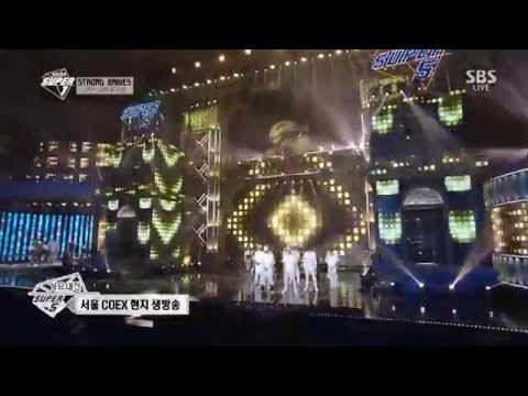 141221 GOT7+WINNER+LOVELYZ+RED VELVET - Moves Like Jagger @ SBS Gayo Daejeon