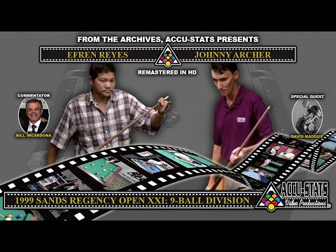 9-Ball - EFREN REYES vs JOHNNY ARCHER - Sands Regency Open XXI