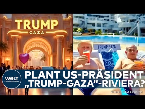 "TRUMP GAZA": US-Präsident postet bizarres KI-Video! Gazastreifen das nächste US-Küstenparadies?