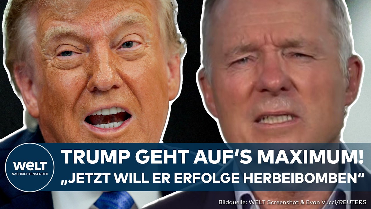 IRAN-KRIEG: Trump geht auf's Maximum! Plötzlich ändert der US-Präsident seine Strategie im Golf