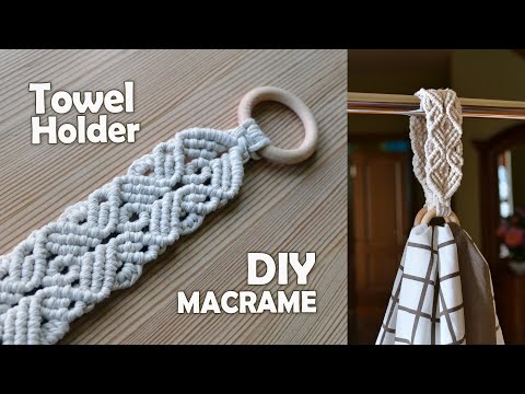DIAMOND MESH MACRAME TABLECLOTH PATTERN TUTORIAL