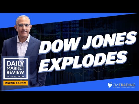 CMTrading Daily Market Review January 9th, 2023 - Dow Jones explodes.