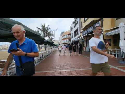 Las Palmas de Gran Canaria, Playa de Las Canteras, 14 de Octubre 2022.