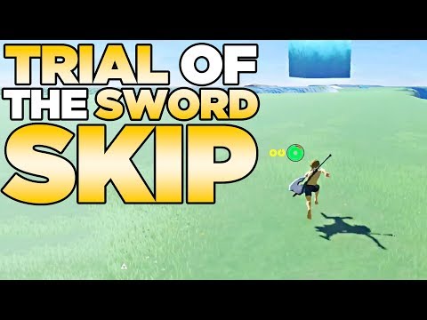 Trial of the Sword Skip in The Legend of Zelda: Breath of the Wild | Austin John Plays
