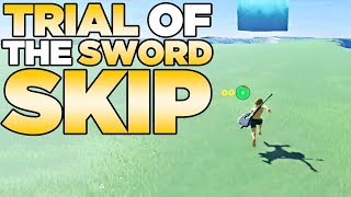 Trial of the Sword Skip in The Legend of Zelda: Breath of the Wild | Austin John Plays