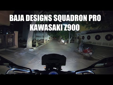 BAJA DESIGNS & BARKBUSTERS ON A KAWASAKI Z900 ??? | BENGALURU BIKER | VINOIRONMAN