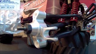 GPM Racing T/E Maxx Aluminium Knuckle Arm Assembly(ER021B-S)-RC Overdose