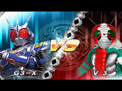 Kamen Rider Super Climax Heroes-G3-X Vs V3(Very Strong)