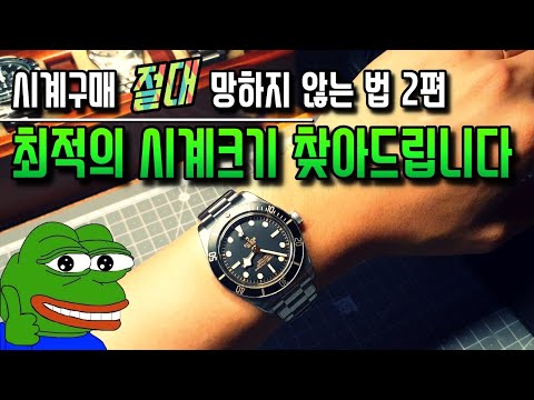 방패간지는 이제 안녕! 당신손목에 맞는 시계사이즈 - 시계 구매시 망하지않는 방법 2편 (오버더워치TV)