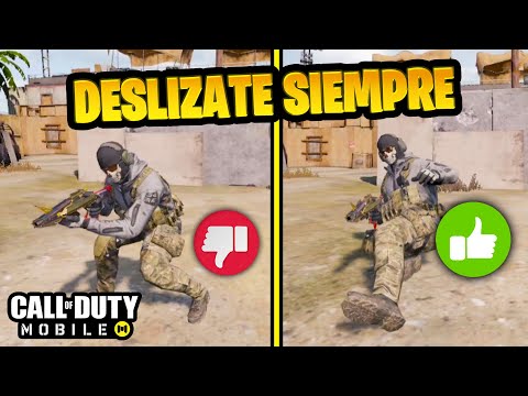 ✅CÓMO DESLIZARSE SIN QUEDAR AGACHADO✨ GUÍA FÁCIL | COD MOBILE
