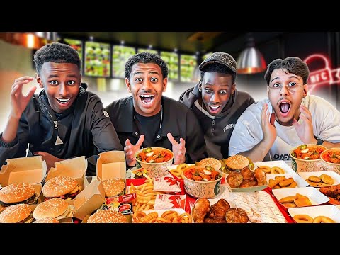 I ordered the WHOLE menu from HFC 🐔 *€218*