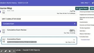 Edgenuity - How to View Progress