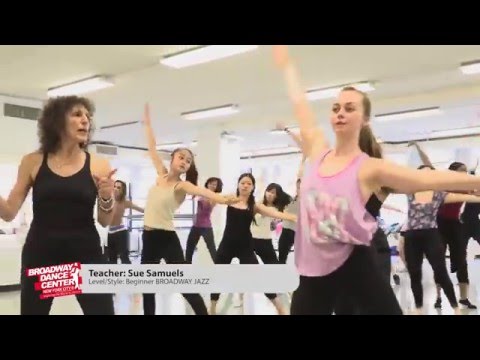 A taste of Beginner BROADWAY JAZZ with Sue Samuels | #bdcnyc
