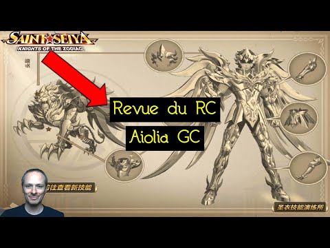 Review du RC de Aiolia GC - Saint Seiya Awakening
