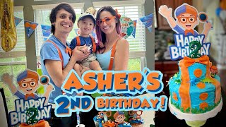 ASHER'S 2ND BIRTHDAY!! (Blippi Dinosaur Party Theme!)
