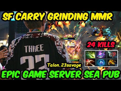 Talon 23savage [Shadow Fiend] Beast Carry Grinding MMR Epicgame SERVER SEA Dota 2 pro Gameplay