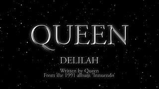 Queen - Delilah - (Official Lyric Video)