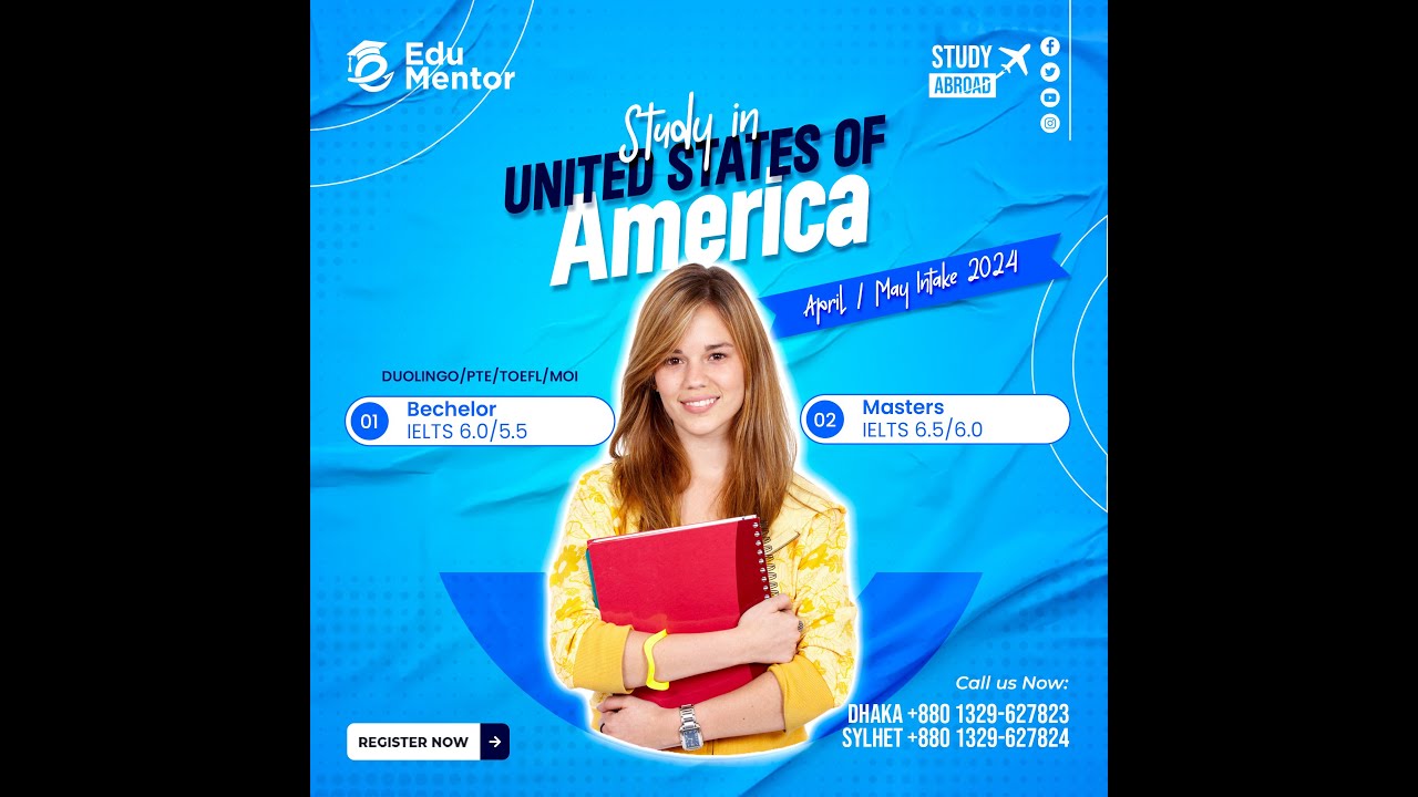 Study In USA #internationalstudy #studyabroad #edumentorbd2023