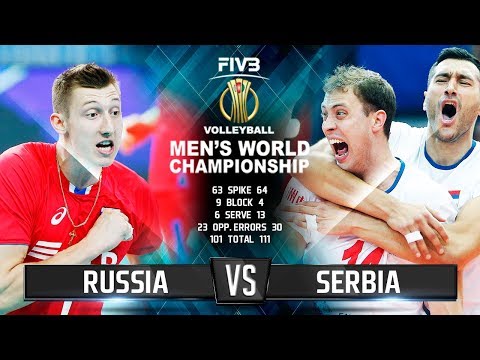 Волейбол Russia vs. Serbia | Highlights | Men's World Championship 2018