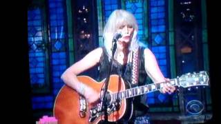 Emmylou Harris performing "SIx White Cadillacs"  on The David Letterman Show