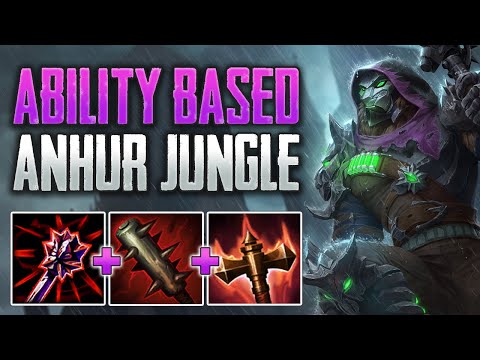 DELETING PEOPLE WITH ABILITY BASED ANHUR! Anhur Jungle Gameplay (SMITE Conquest)