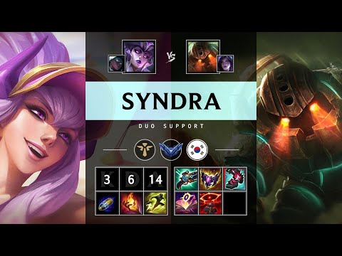 Syndra Support vs Nautilus - KR Diamond Patch 25.14
