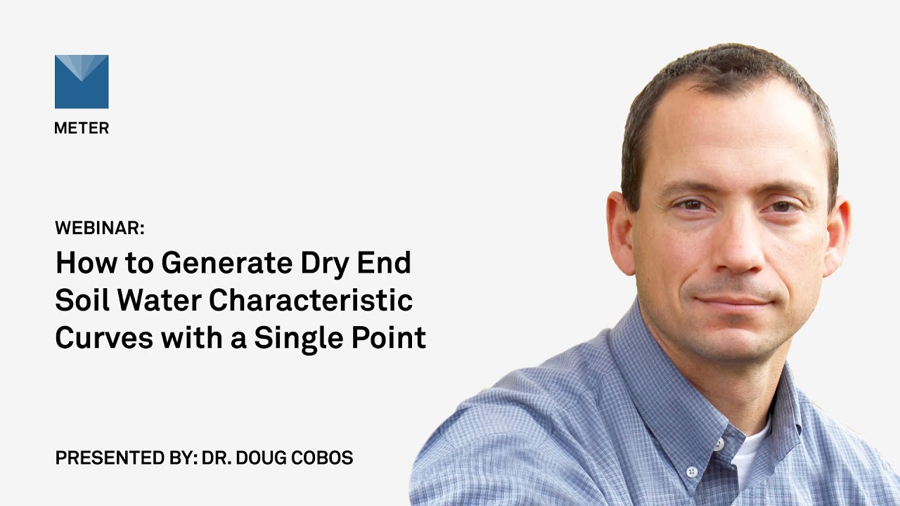 Webinar—How to generate dry end soil water characteristic curves with a single point