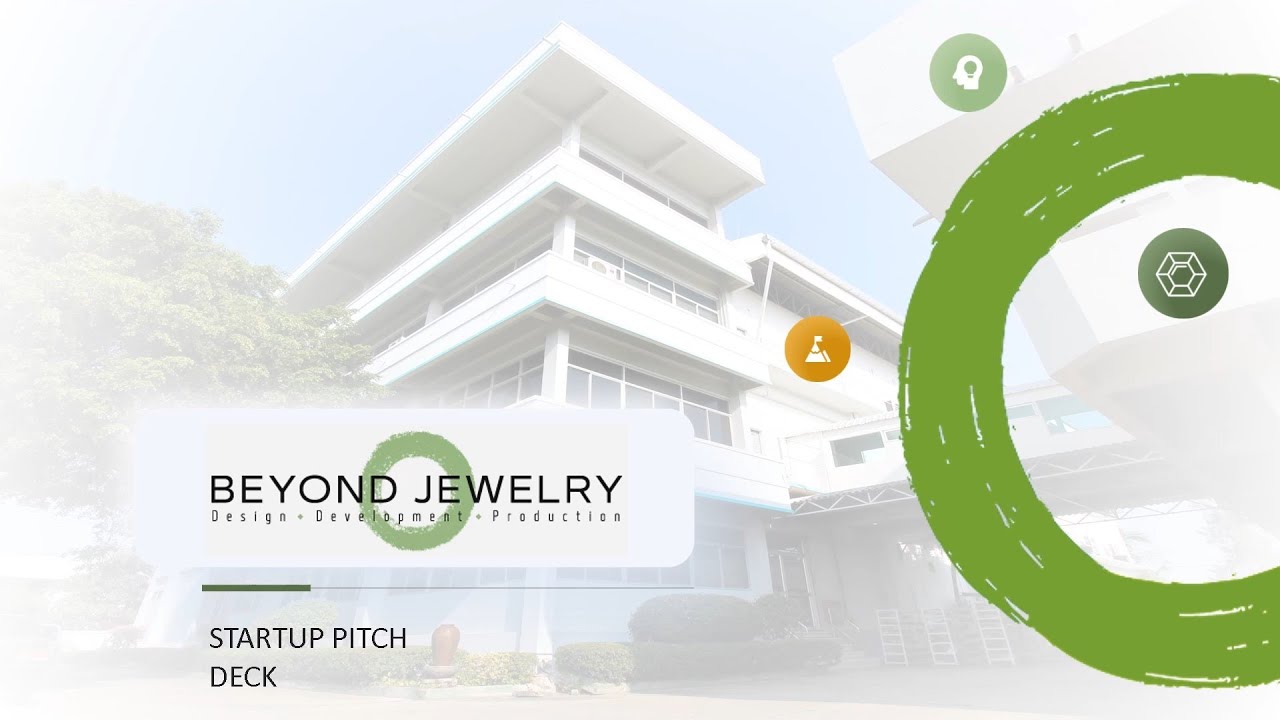 Presentation Template for Jewelry based startup