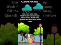 poem on rain for kids #nurseryrhymes #ytpoem
