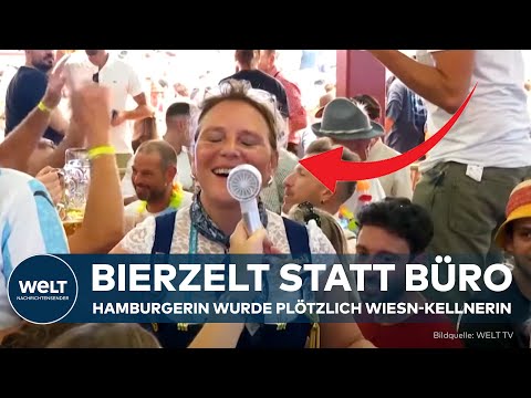 OKTOBERFEST: Vom Büro ins Bierzelt - Diese Frau tauscht jedes Jahr den Schreibtisch gegen die Wiesn