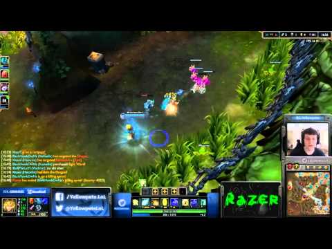Yellowpete plays Ezreal with Lulu vs Vayne Zyra bot lane   YouTube