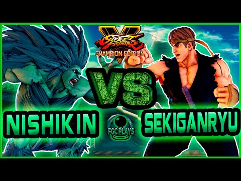 SFV CE: Nishikin (Blanka) vs Sekiganryu (Ryu) 🔥 Battle Lounge 🔥 Street Fighter 5