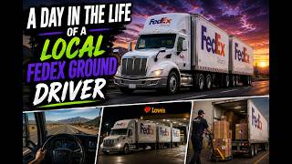 Day In The Life of a Class A Local Fedex Ground Driver!!