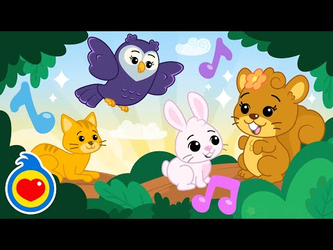 1, 2, 3... ¡Animalitos! 🐰🐈 Canciones Infantiles | Plim Plim