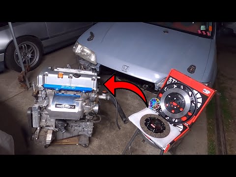K20a2 Action Clutch Stage 1 + Lightened Flywheel!