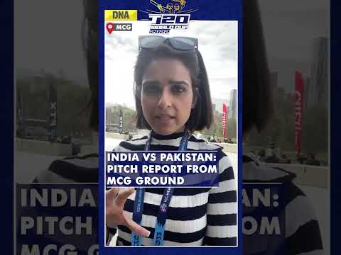 India vs Pakistan: Pitch report from MCG ground #trending #cricket #t20worldcup