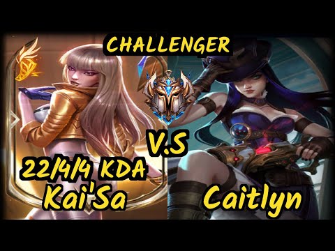 INTZ Envy (KAI'SA) vs CAITLYN - 22/4/4 KDA BOTTOM ADC CHALLENGER GAMEPLAY - BR