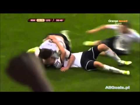 Mikkel Mix Diskerud Goal 2 - 1 Rosenborg v Legia Warszawa Europa League 30 August 2012