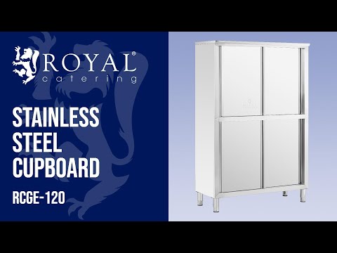 video - Stainless steel cupboard - 120 cm