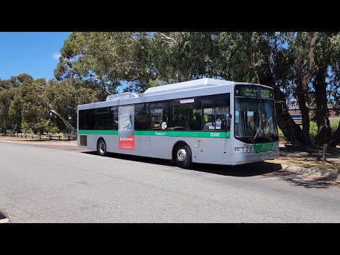 TP2000 Transperth Bus Mercedes-Benz Oc500le Cng Loud ZF And Loud Coolingfan With Kickdown Departing
