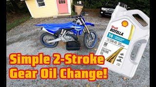 How to Change the Gear Oil on Your Two-Stroke Dirt Bike | 2025 Yamaha YZ250