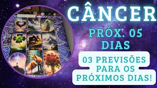 CÂNCER ♋ PRÓX. 05 DIAS Resolva essa pendência assim que for possível 📑