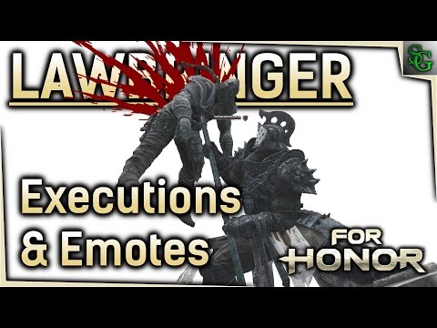 For Honor - Lawbringer - Executions & Emotes