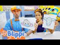 Discovery Cube With Blippi And Meekah Trick Or Treat Spooky Halloween Stories For Kids