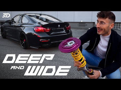 SD // FELGEN, FAHRWERK & ACHSVERMESSUNG ZUM DRIFTEN?! // BMW M4 - Japan Racing JR21 - KW Clubsport