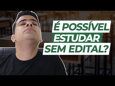 COMO ESTUDAR SEM EDITAL?