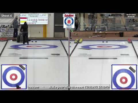 Cole Adams vs. Brandt Holt - Draw 2 - Curling Stadium Alberta Curling Series #3